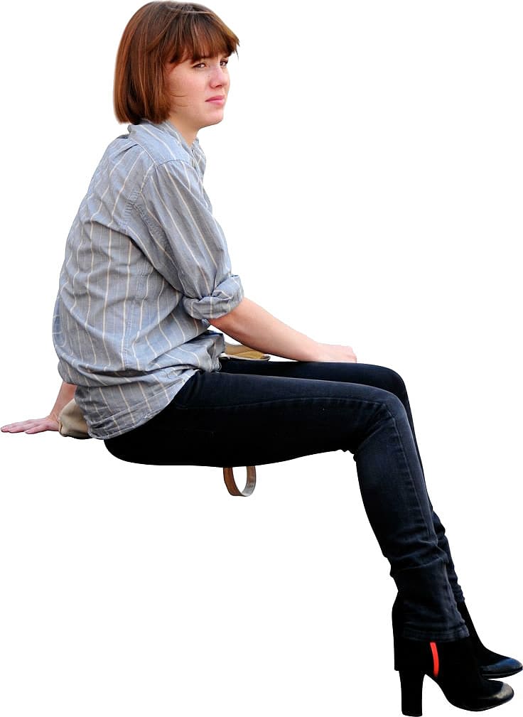 Sitting man transparent background PNG clipart