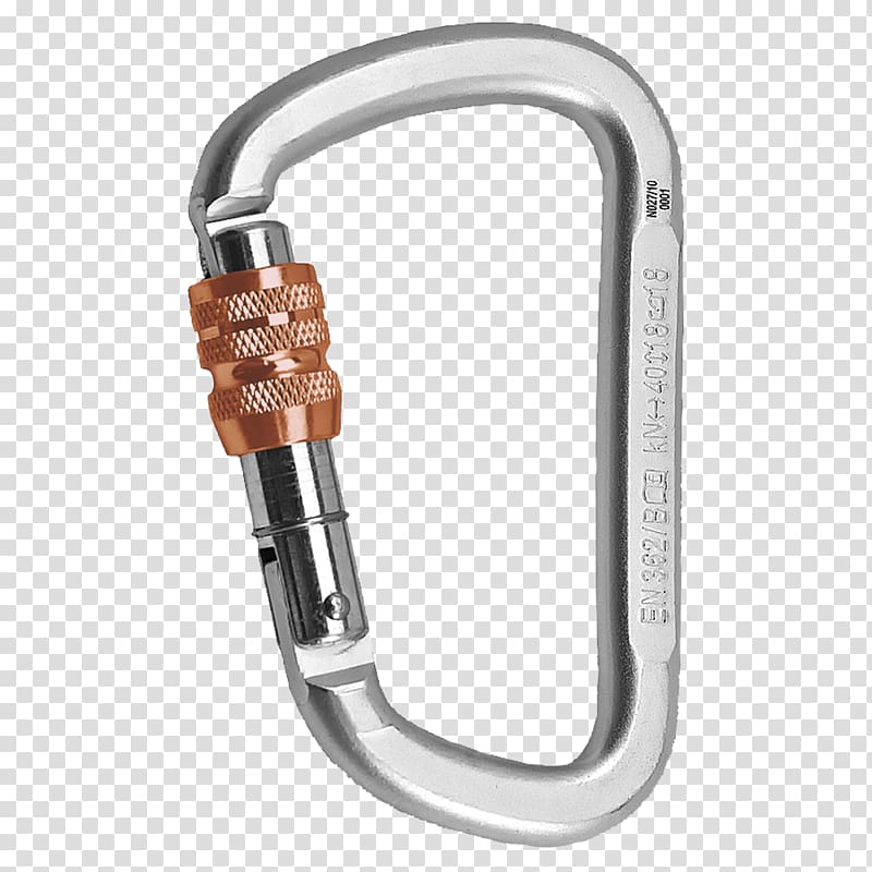 Carabiner Steel Quickdraw Twistlock Aluminium, others transparent background PNG clipart