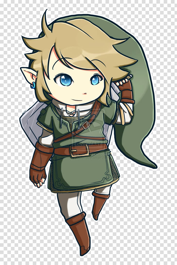 The Legend of Zelda: Twilight Princess HD Link Chibi Drawing Princess Zelda, Chibi transparent background PNG clipart