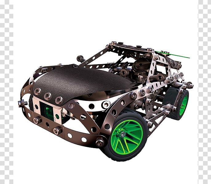 Erector by Meccano Motorized Mountain Rally Vehicle 25 Model Building Set Toy Erector Set Construction set, toy transparent background PNG clipart
