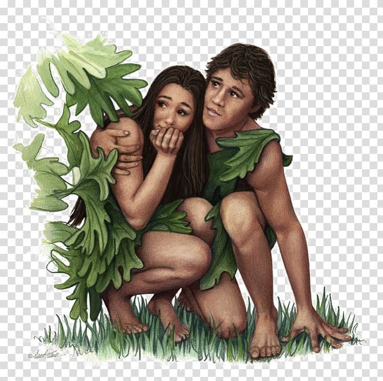 Adam and Eve Garden of Eden Fig leaf Common fig, God transparent background PNG clipart