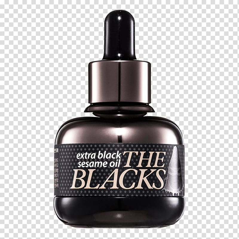 Perfume banila co. The Blacks Extra Black Sesame Oil 30ml 30ml Product design, perfume transparent background PNG clipart
