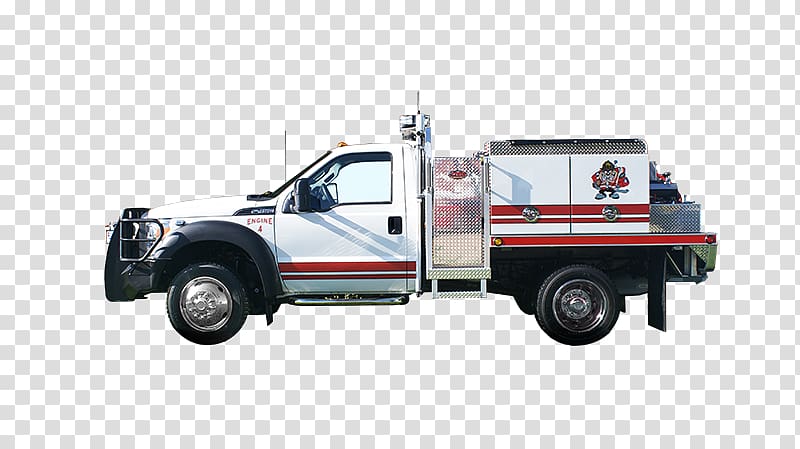 Truck Bed Part Car Tow truck Commercial vehicle Emergency vehicle, Fire department transparent background PNG clipart