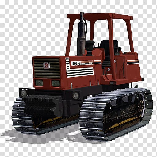 Farming Simulator 17 Bulldozer Tractor New Holland Agriculture Fiat Trattori, bulldozer transparent background PNG clipart