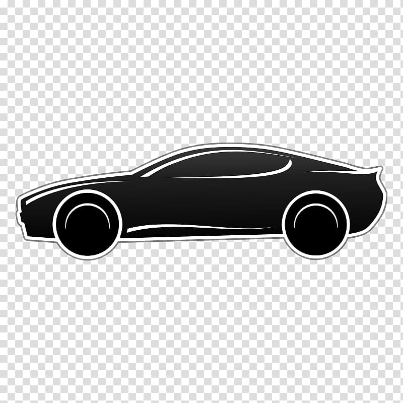 Sports car : Transportation Black and white , Black And White Sports transparent background PNG clipart