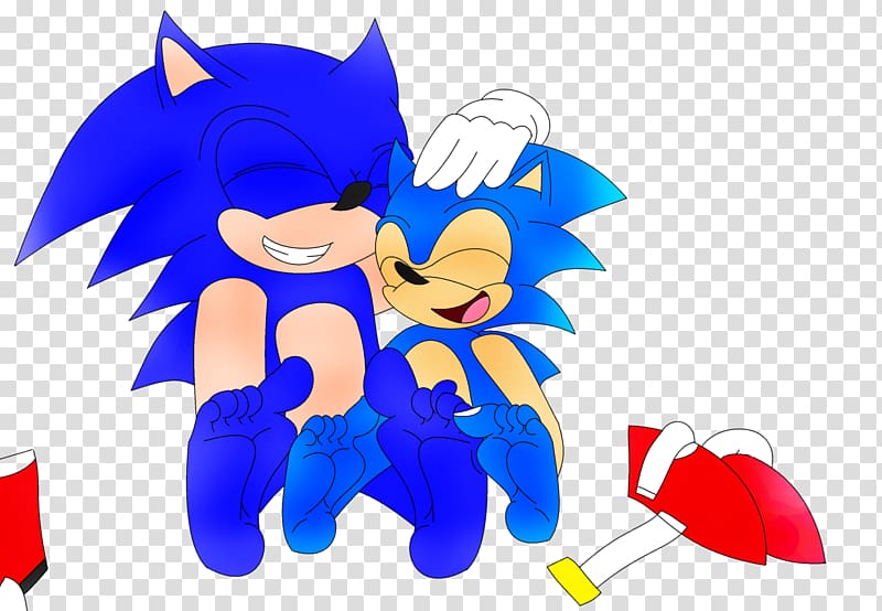Sonic the Hedgehog Sonic Classic Collection Knuckles the Echidna Metal Sonic, cartoon foot tickling transparent background PNG clipart