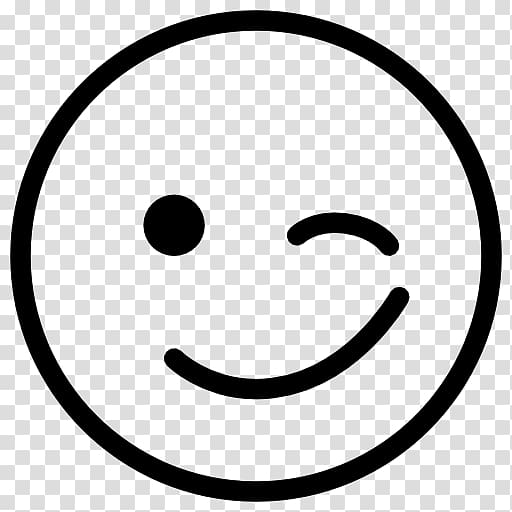 Smiley Emoticon Wink Computer Icons , blinking transparent background PNG clipart