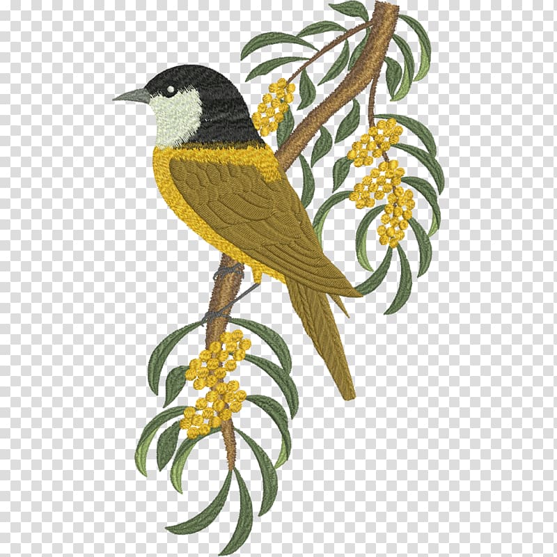 Finches Honeyeaters Machine embroidery Bird, Bird transparent background PNG clipart