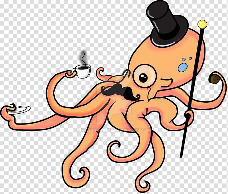 Octopus T-shirt TeePublic Sea monster, typography t shirt deisgn transparent background PNG clipart
