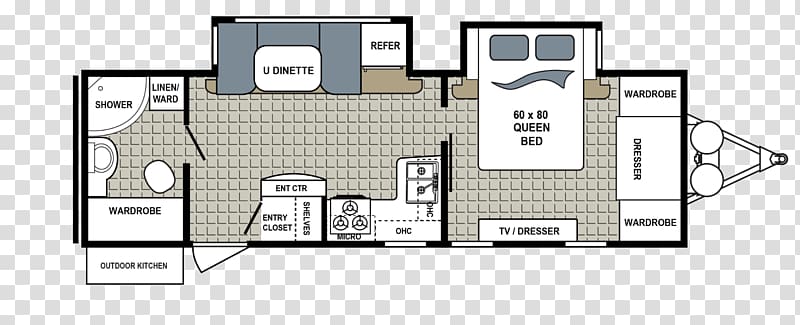 Floor plan Caravan Campervans Kodiak, car transparent background PNG clipart