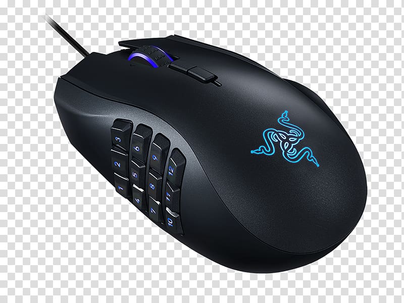 Computer mouse Computer keyboard Razer Naga Chroma Massively multiplayer online game, Computer Mouse transparent background PNG clipart