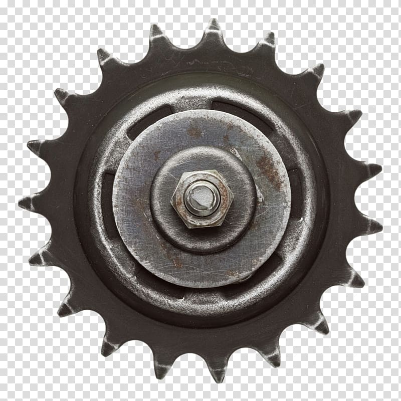 Roller chain Sprocket Bicycle Mountain bike trials, Metal Gear transparent background PNG clipart
