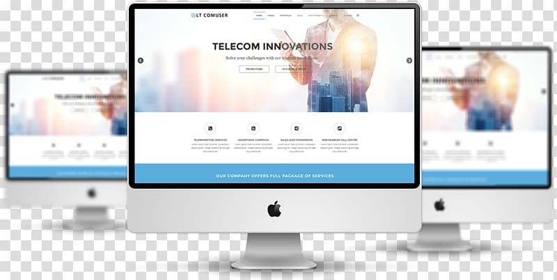 Responsive web design Web template system Joomla Computer Software, Web Templates transparent background PNG clipart