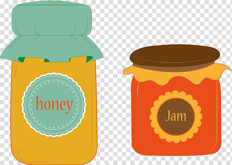 Marmalade Varenye Fruit preserves Bottle Honey, honey and jam jars transparent background PNG clipart