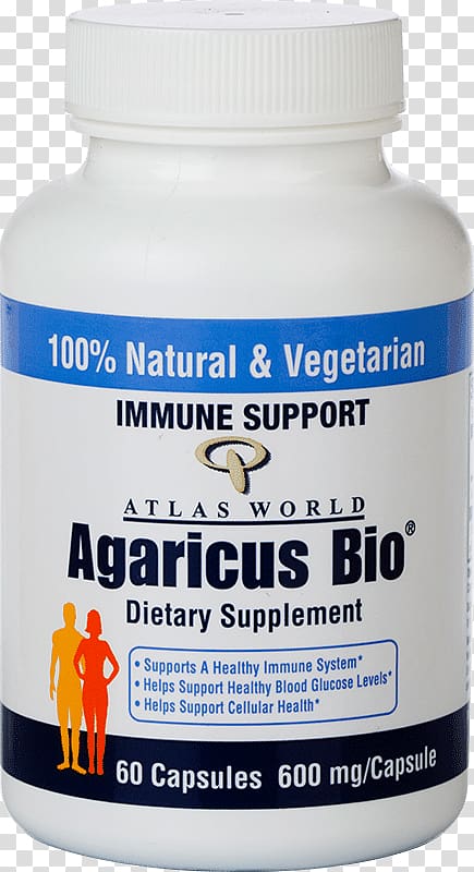 Dietary supplement Organic food Agaricus subrufescens Capsule Mushroom, immune system transparent background PNG clipart