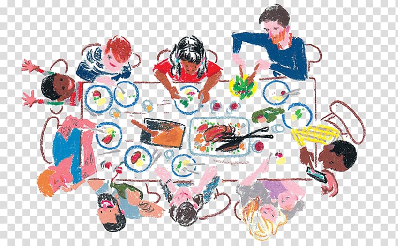family gathering on table , Korean cuisine Dinner Meal Kimchi-jjigae Egg, family gathering transparent background PNG clipart