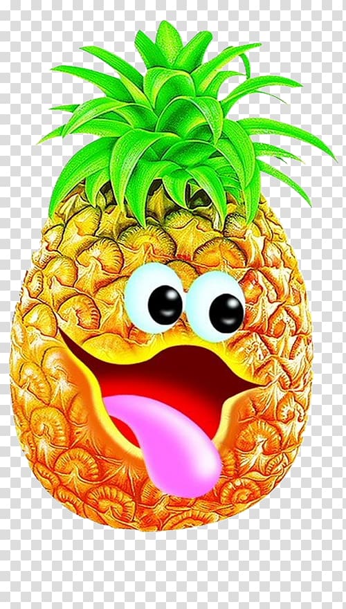 Juice Pineapple cake Pineapple bun Fruit, Pineapple cartoon character transparent background PNG clipart
