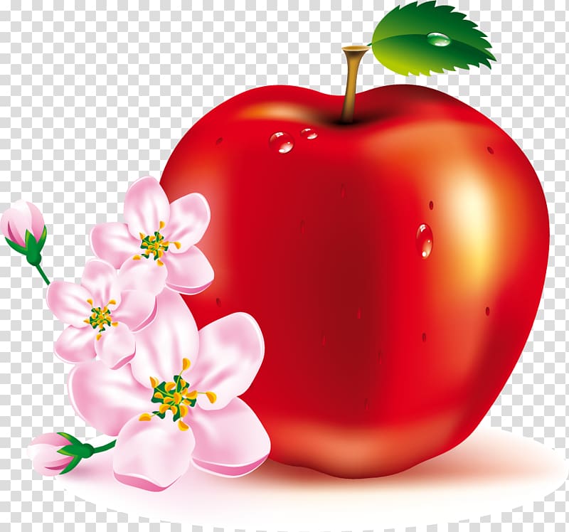 Fruit Apple Strawberry , dates transparent background PNG clipart