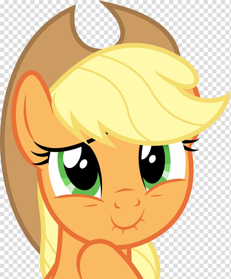 Applejack Fluttershy Rarity Pony Smirk, others transparent background PNG clipart