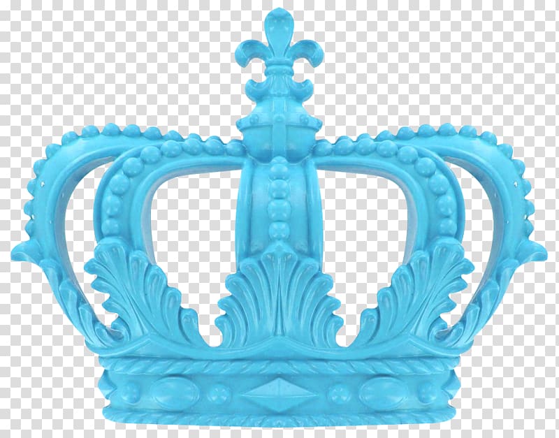 Blue Crown transparent background PNG clipart
