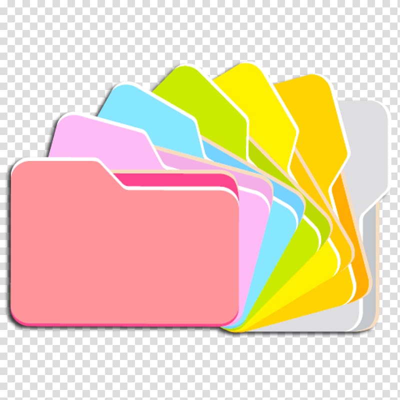 Color File Folders macOS, folders transparent background PNG clipart