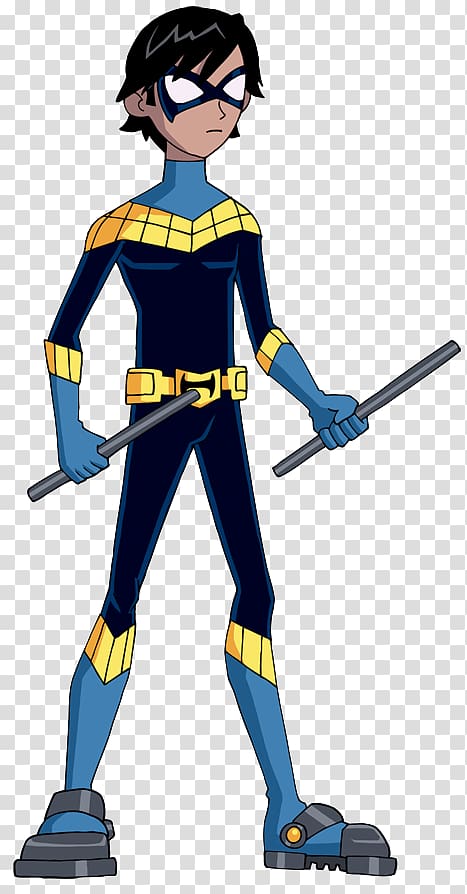 Dick Grayson Nightwing Batman Teen Titans Damian Wayne, grayson dc transparent background PNG clipart