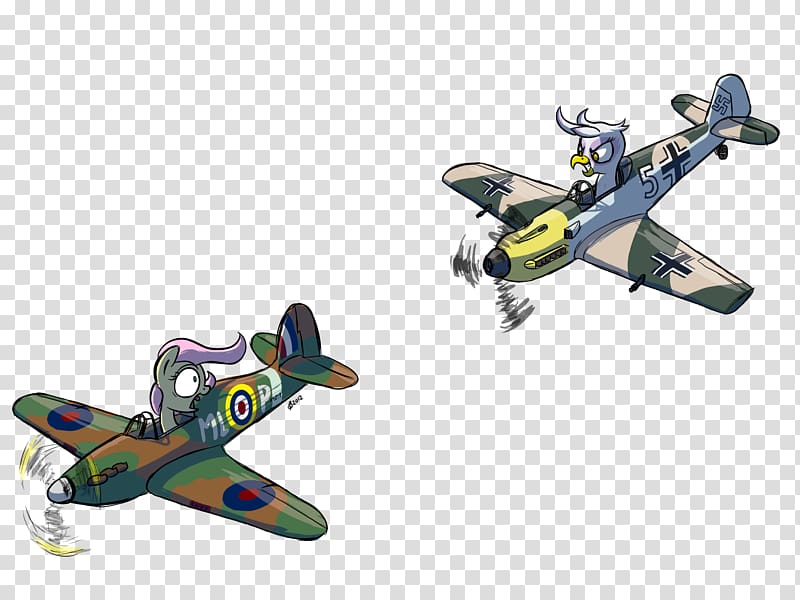Model aircraft Airplane Hawker Hurricane Propeller, aircraft transparent background PNG clipart