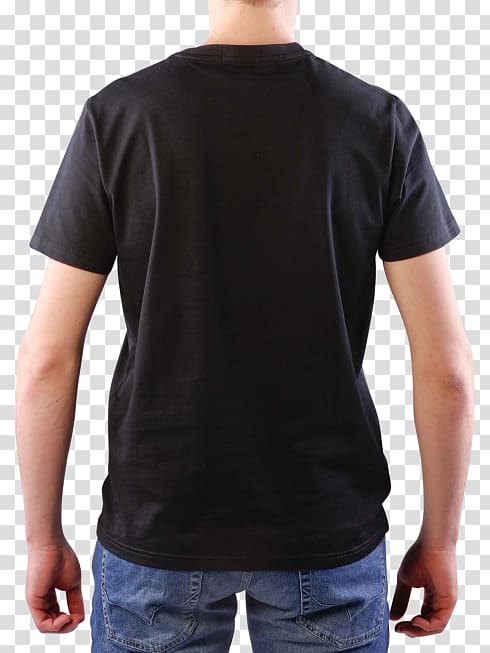 T-shirt Shoulder Sleeve Black M, Polo Neck transparent background PNG clipart