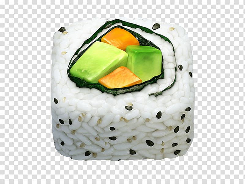 California roll Icon design Creativedash Design Studio Icon, Delicious sushi material transparent background PNG clipart