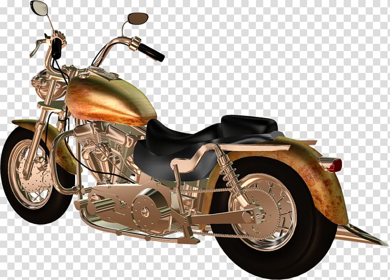 Motorcycle accessories Cruiser, Retro Cool Motorcycle transparent background PNG clipart