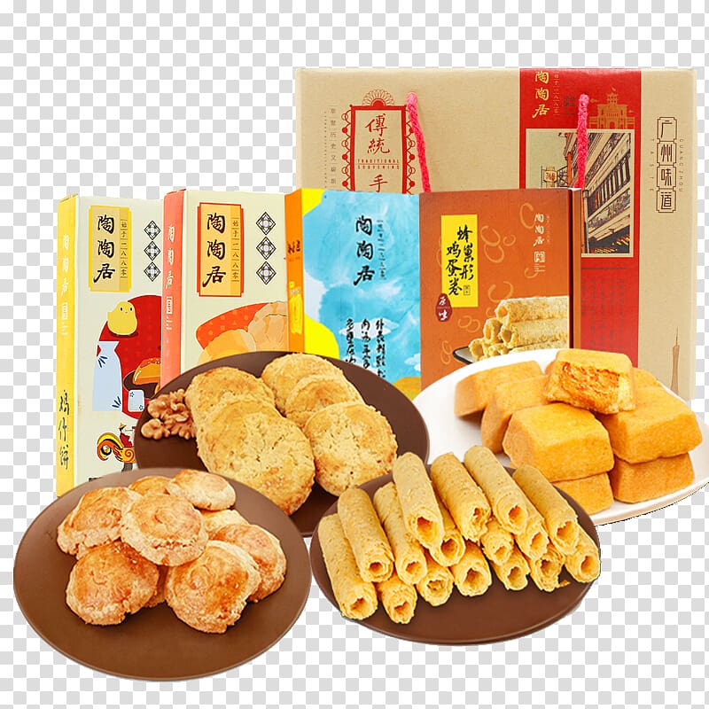 Tea Tao Tao Ju Chicken nugget Pastry Cake, Egg cake cake gift box transparent background PNG clipart