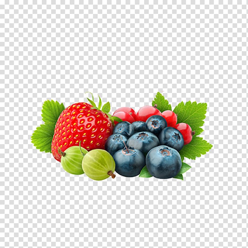 Berry Fruit salad , Strawberry fig and arbutin blueberries transparent background PNG clipart