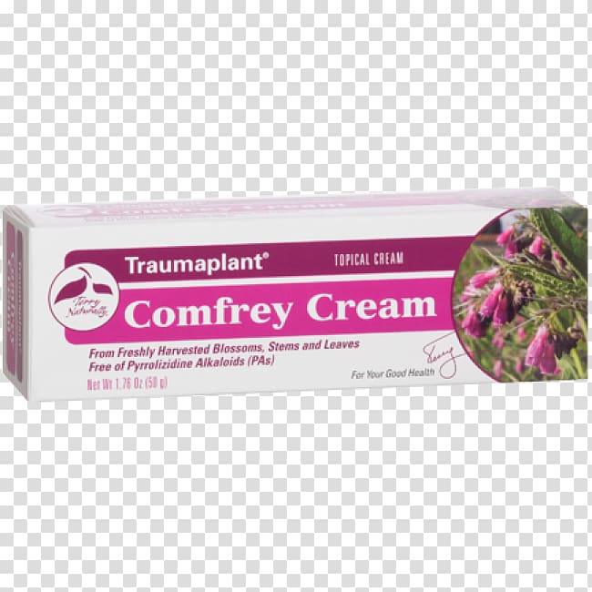 EuroPharma Terry Naturally Traumaplant Comfrey Cream Topical medication Herb, others transparent background PNG clipart
