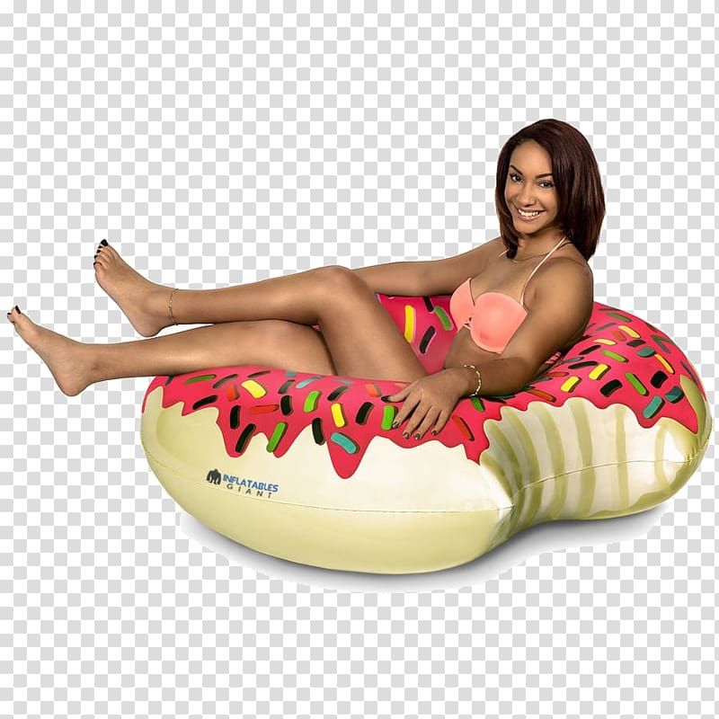 Donuts Inflatable Swimming float Swim ring Frosting & Icing, Pool Floats transparent background PNG clipart
