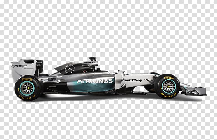 gray and green Petronas Blackberry Mercedes-Benz Formula1 race car, Lewis Hamilton Car transparent background PNG clipart