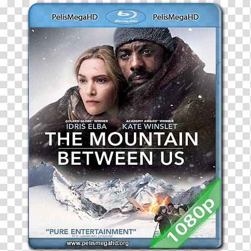 Idris Elba Kate Winslet The Mountain Between Us Blu-ray disc Amazon.com, dvd transparent background PNG clipart