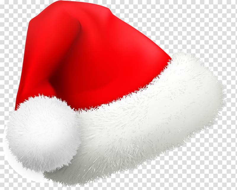 Santa Claus Christmas Hat Cartoon, Red cartoon christmas hat transparent background PNG clipart