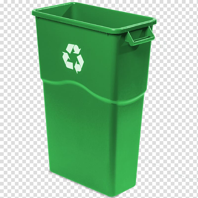 Rubbish Bins & Waste Paper Baskets Corbeille à papier plastic ATMA S.A. Recycling bin, green trash can transparent background PNG clipart