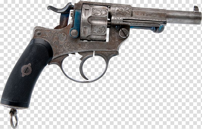 MAS 1873 revolver Gun Weapon Nagant M1895, weapon transparent background PNG clipart