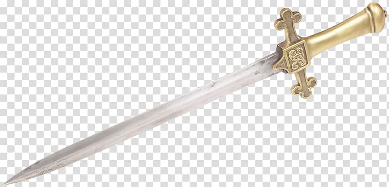 Sword Dagger Knife Paper Weapon, Sword transparent background PNG clipart