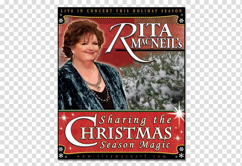 Advertising Album cover Brand Rita MacNeil, poster design transparent background PNG clipart