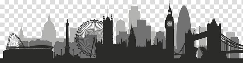 Skyline Silhouette , Silhouette transparent background PNG clipart