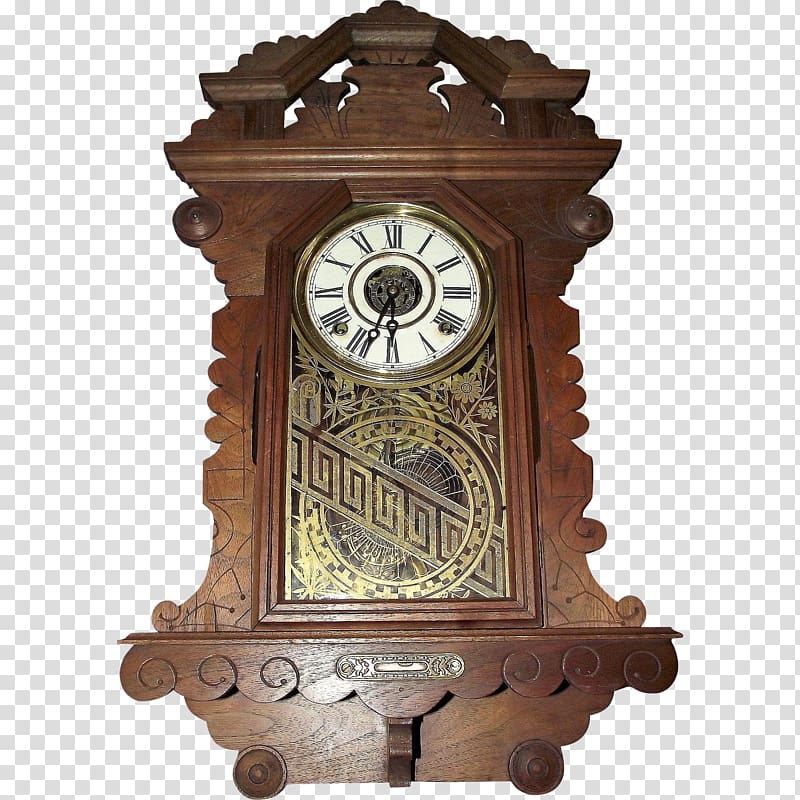 Cuckoo clock Antique Mantel clock Floor & Grandfather Clocks, clock transparent background PNG clipart