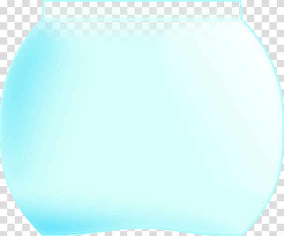 Turquoise Circle, fish bowl transparent background PNG clipart