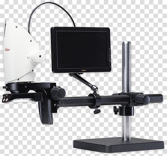 Digital microscope Leica Microsystems Stereo microscope Leica Camera, microscope transparent background PNG clipart