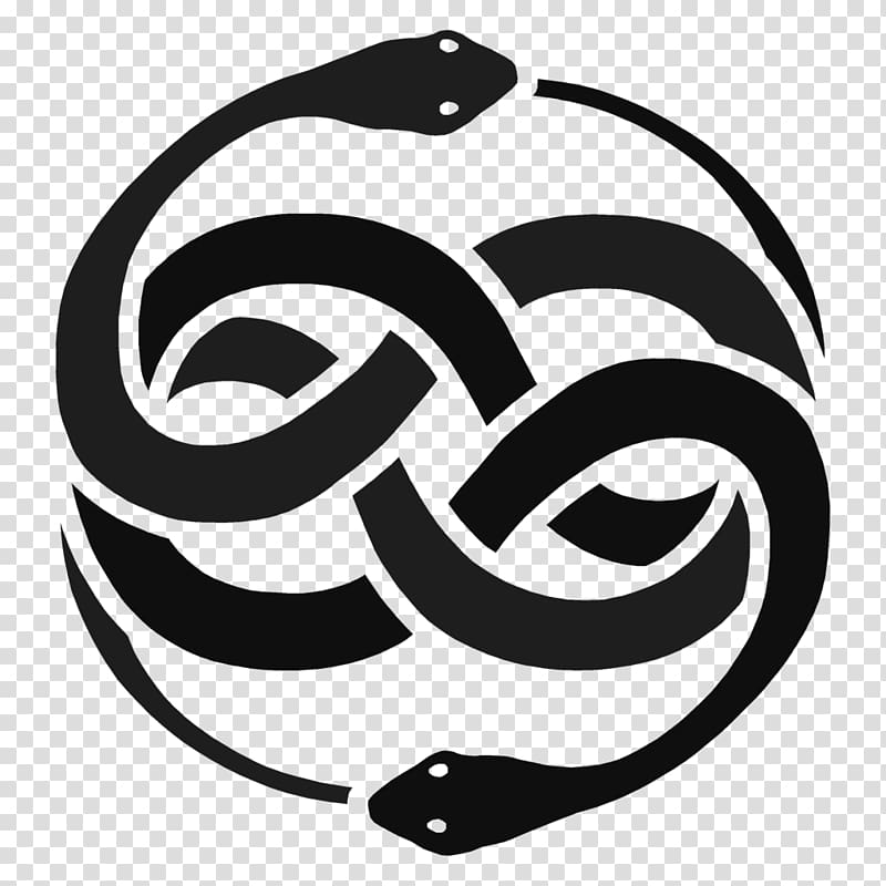 black snake logo, The Neverending Story Auryn Meaning Symbol Celts, lucky symbols transparent background PNG clipart