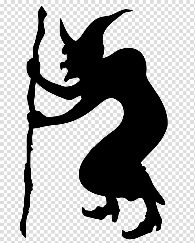 Hag Witchcraft Silhouette , witch transparent background PNG clipart