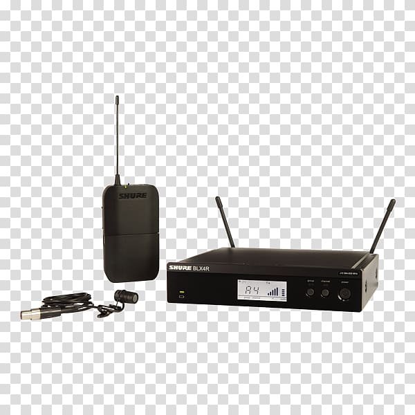 Lavalier microphone Shure SM58 Wireless microphone, microphone transparent background PNG clipart