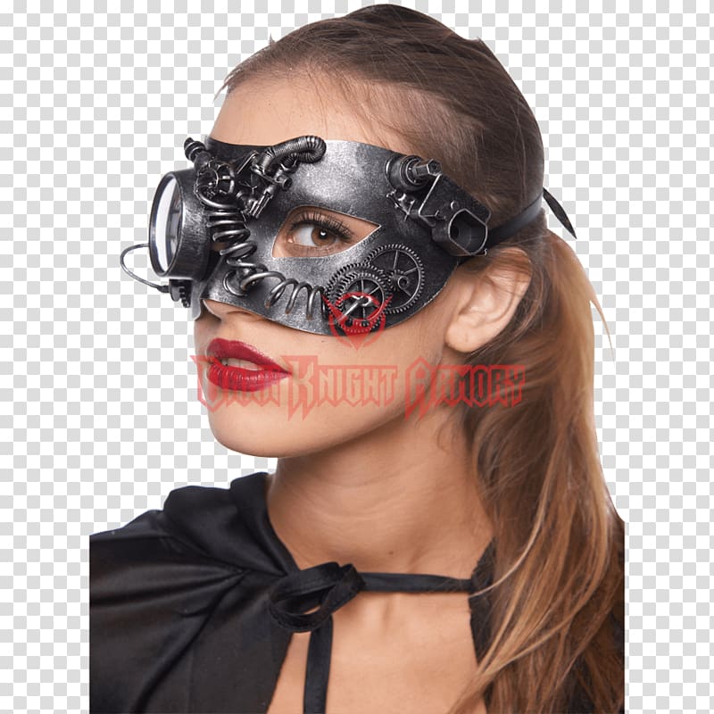 Mask Masque Facebook, monocle steampunk transparent background PNG clipart