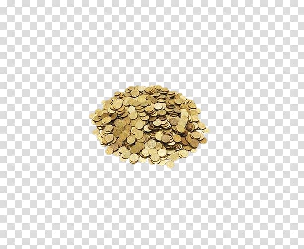 Gold coin Money Banknote , Coins element transparent background PNG clipart